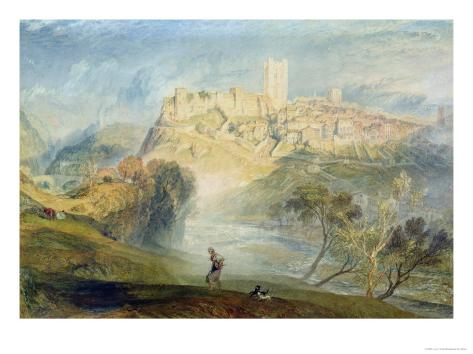 Giclee Print: Richmond, Yorkshire by J.M.W. Turner: 24x18in