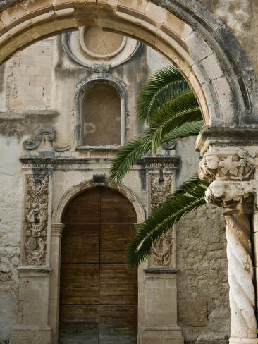 Photographic Print: Basilica of Saint John the Evangelist, Syracuse, Sicily, Italy by Walter Bibikow: 24x18in