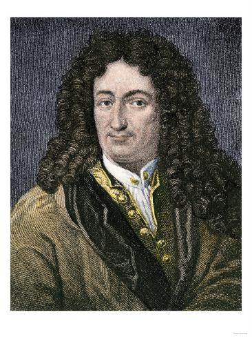 Giclee Print: Gottfried Wilhelm Leibniz Wall Art: 24x18in