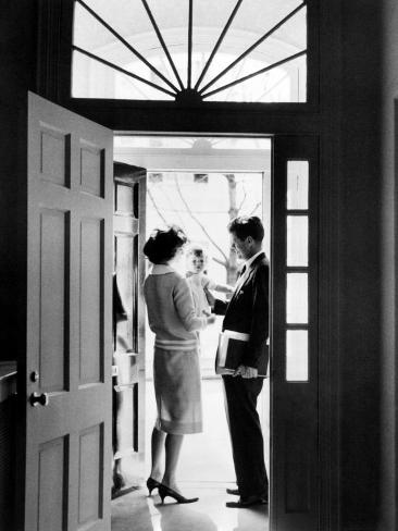 Photo: Senator John F. Kennedy, Jackie Kennedy, Caroline Kennedy, 1960: 24x18in