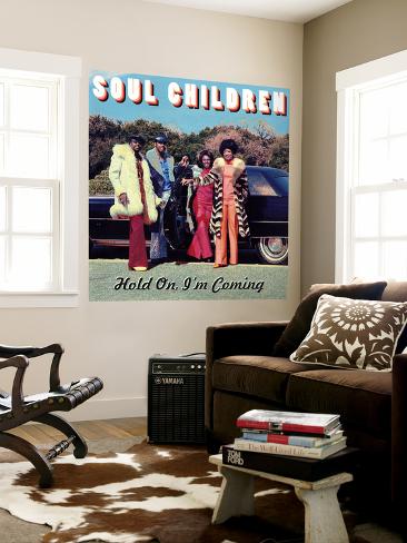 Wall Mural: Soul Children - Hold On, I'm Coming Wall Decal: 48x48in