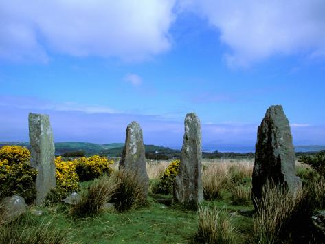 Photographic Print: Druid Circle, Ardgroom Outward Poster by Marilyn Parver: 24x18in