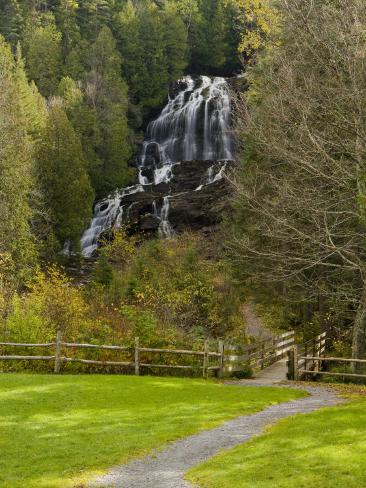 Photographic Print: Beaver Brook falls in Colebrook, New Hampshire, USA by Jerry & Marcy Monkman: 24x18in