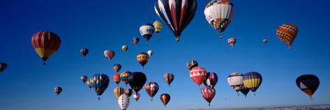 Photographic Print: Albuquerque International Balloon Fiesta, Albuquerque, New Mexico, USA: 42x14in