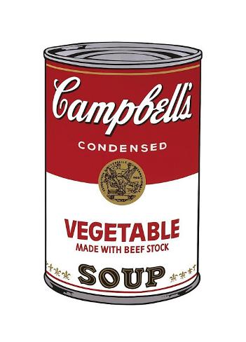 Giclee Print: Campbell's Soup I: Vegetable Wall Art by Andy Warhol by Andy Warhol: 25x18in