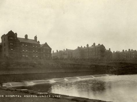 Photographic Print: Union Workhouse Hospital, Ashton under Lyne, Lancashire by Peter Higginbotham: 24x18in