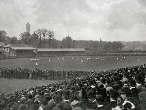 Photographic Print: Football at Crystal Palace, South West London by Peter Higginbotham: 24x18in