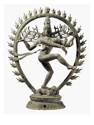 Art Print: Shiva Nataraja, King of Dance Art Print: 24x18in