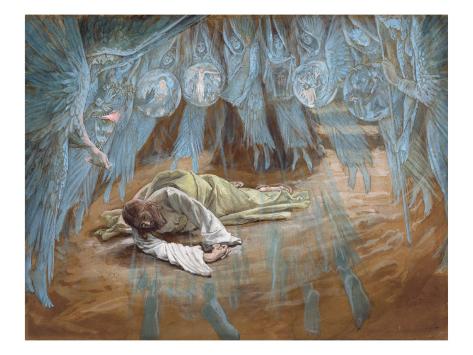 Giclee Print: The Agony in the Garden, Illustration for 'The Life of Christ', C.1886-94 by James Tissot: 24x18in