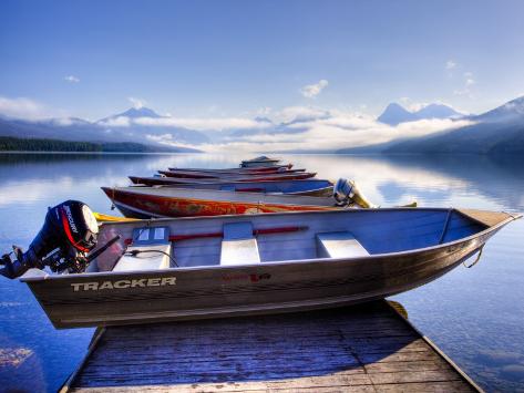 Photographic Print: Lake Mcdonald, Glacier National Park Poster by Jamie & Judy Wild: 24x18in