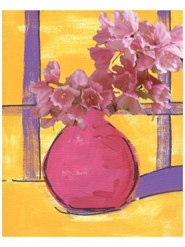 Premium Giclee Print: Exhibition in Pink Art Print by Richard Sutton by Richard Sutton: 12x9in