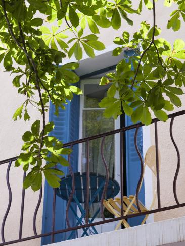 Photographic Print: Balcony in Sault, Provence, France Poster by Nadia Isakova: 24x18in