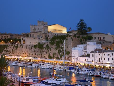 Photographic Print: Harbour, Ciutadella Poster by Neil Farrin: 24x18in