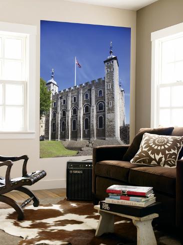 Wall Mural: England, London, Tower of London, the White Tower by Steve Vidler: 72x48in