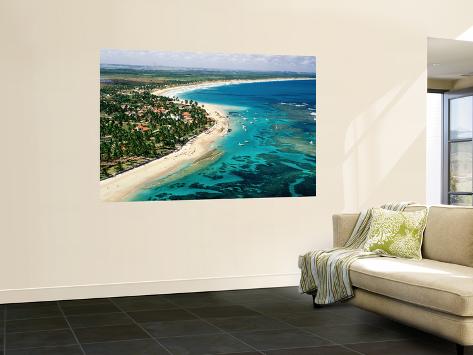 Wall Mural: Overhead of Porto Galinha Wall Decal by Tom Cockrem: 72x48in