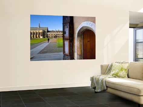 Wall Mural: Uk, England, Cambridge, Cambridge University, Trinity College, Porter's Lodge by Alan Copson: 72x48in