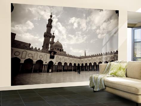 Wall Mural - Large: Egypt, Cairo, Islamic Quarter, Al Azhar Mosque by Michele Falzone: 144x96in