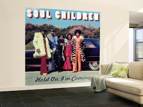 Wall Mural - Large: Soul Children - Hold On, I'm Coming Wall Sticker: 96x96in