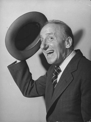 Photographic Print: Comedian Jimmy Durante Performing: 24x18in