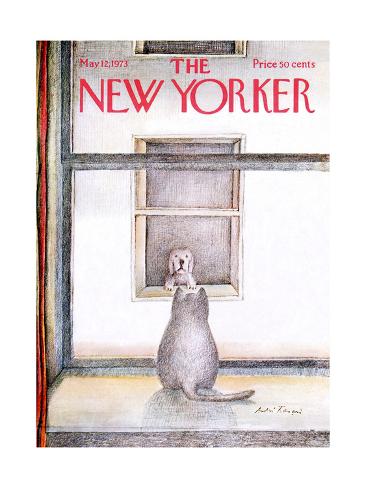 Premium Giclee Print: Andre Francois New Yorker Covers Art Print by Andre Francois: 12x9in