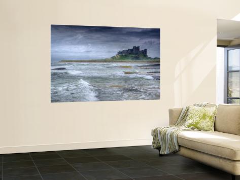 Giant Art Print: Bamburgh Castle, Northumberland, England, UK by Alan Copson: 72x48in
