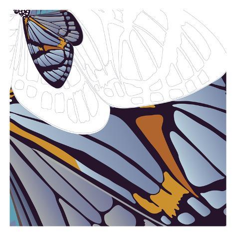 Giclee Print: Iris Moth Design Art Print by Belen Mena: 24x24in