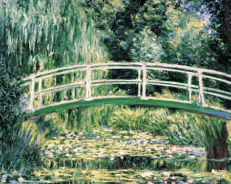 Art Print: White Water Lilies by Claude Monet: 10x12in