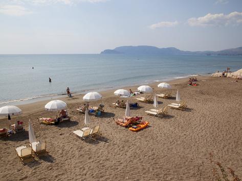 Photographic Print: Beach, Kalamaki Poster by Frank Fell: 24x18in