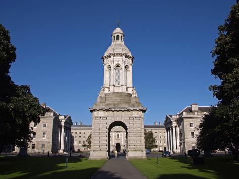 Photographic Print: University Trinity College, Dublin Poster by Hans Peter Merten: 24x18in