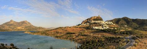 Photographic Print: Spain, Andalucia, Zahara De La Sierra Village by Michele Falzone: 42x14in