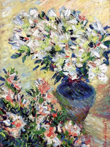 Giclee Print: Azaleas Art Print by Claude Monet by Claude Monet: 24x18in
