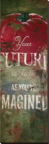 Stretched Canvas Print: Your Future Canvas Print by Rodney White: 45x15in