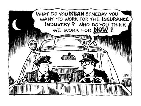 Premium Giclee Print: What do you mean someday you want to work for the insurance industry? Who… - Cartoon by John Jonik: 12x9in