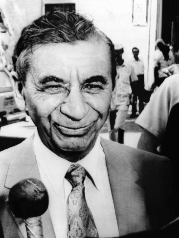 Photo: Mafia Chief Meyer Lansky's, Citizenship Application Was Rejected by Israel: 24x18in