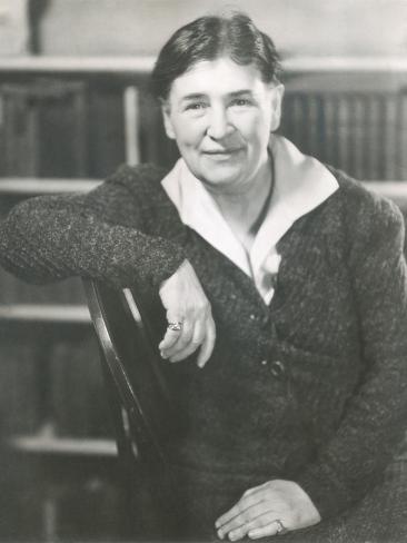 Photo: Willa Cather at the Time She Wrote Lucy Gayheart, Photo by Nicholas Muray, ca 1935: 24x18in