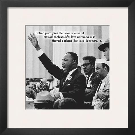 Art.com Framed art print: framed martin luther king jr. art: 19x19in