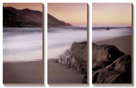 Canvas Art Set: Garrapata Beach by John Rehner: 24x38in