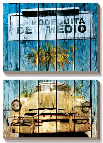 Canvas Art Set: La Bodeguita Canvas Art by Bresso Sola: 25x18in