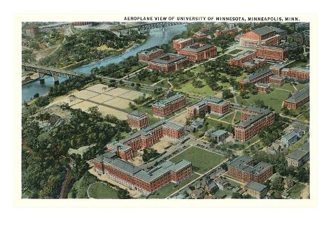 Art Print: University of Minnesota, Minneapolis: 24x18in