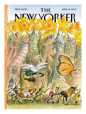 Premium Giclee Print: The New Yorker Cover - April 15, 2013 by Edward Sorel: 12x9in