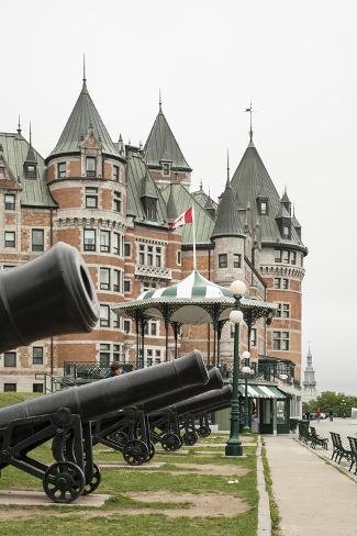 Photographic Print: Chateau Frontenac, Quebec City, Province of Quebec, Canada, North America by Michael Snell: 24x16in