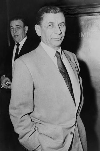 Photo: Meyer Lansky, Mobster Who Built Gambling Casinos in Cuba and Las Vegas, 1958: 24x16in