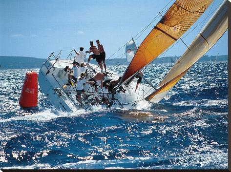 Stretched Canvas Print: Racing the Wind: 24x37in