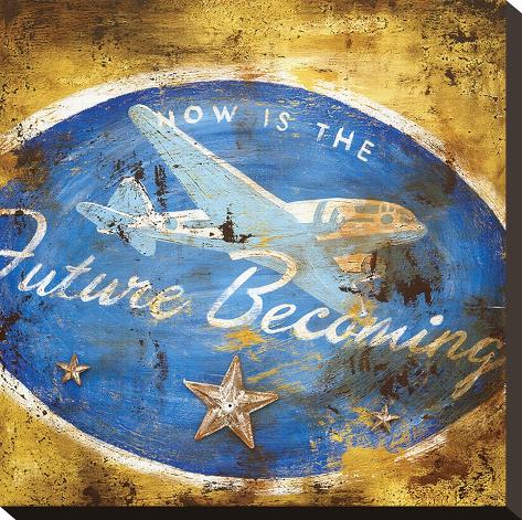 Stretched Canvas Print: Future Becoming Canvas Art by Rodney White: 16x16in