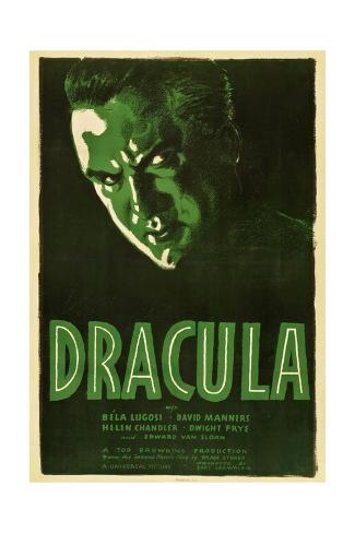 Giclee Print: Dracula, 1931, Directed by Tod Browning Wall Art: 24x16in
