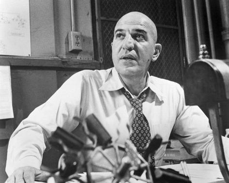 Photo: Poster of Telly Savalas: 10x8in