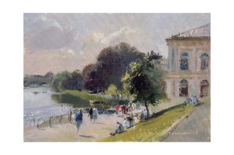 Giclee Print: Sparkling Afternoon, Richmond Art Print by Trevor Chamberlain: 24x16in