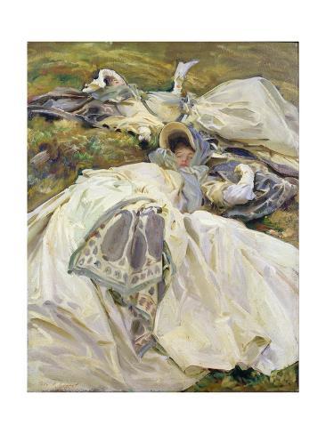 Two White Dresses, John Singer Sargent