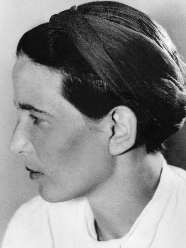 Photo: Simone De Beauvoir Poster : 16x12in