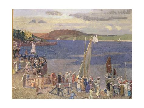 Giclee Print: Padstow Regatta by Alfred Walter Bayes: 24x18in